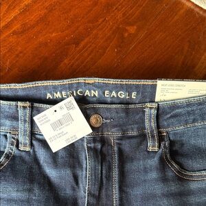 American Eagle size 12 x-short Stretch Super High-Rise Jeggings